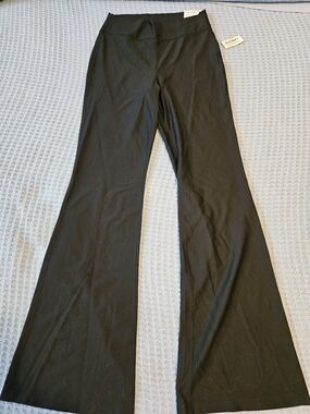 Old Navy Black Ribbed Flare Pants